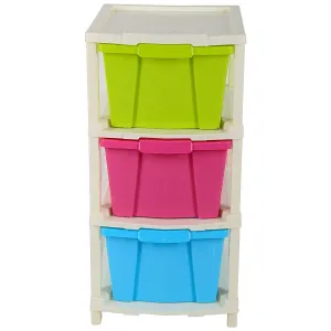 0767 Multipurpose Modular Drawer Organizer Storage Box - 3 Layers