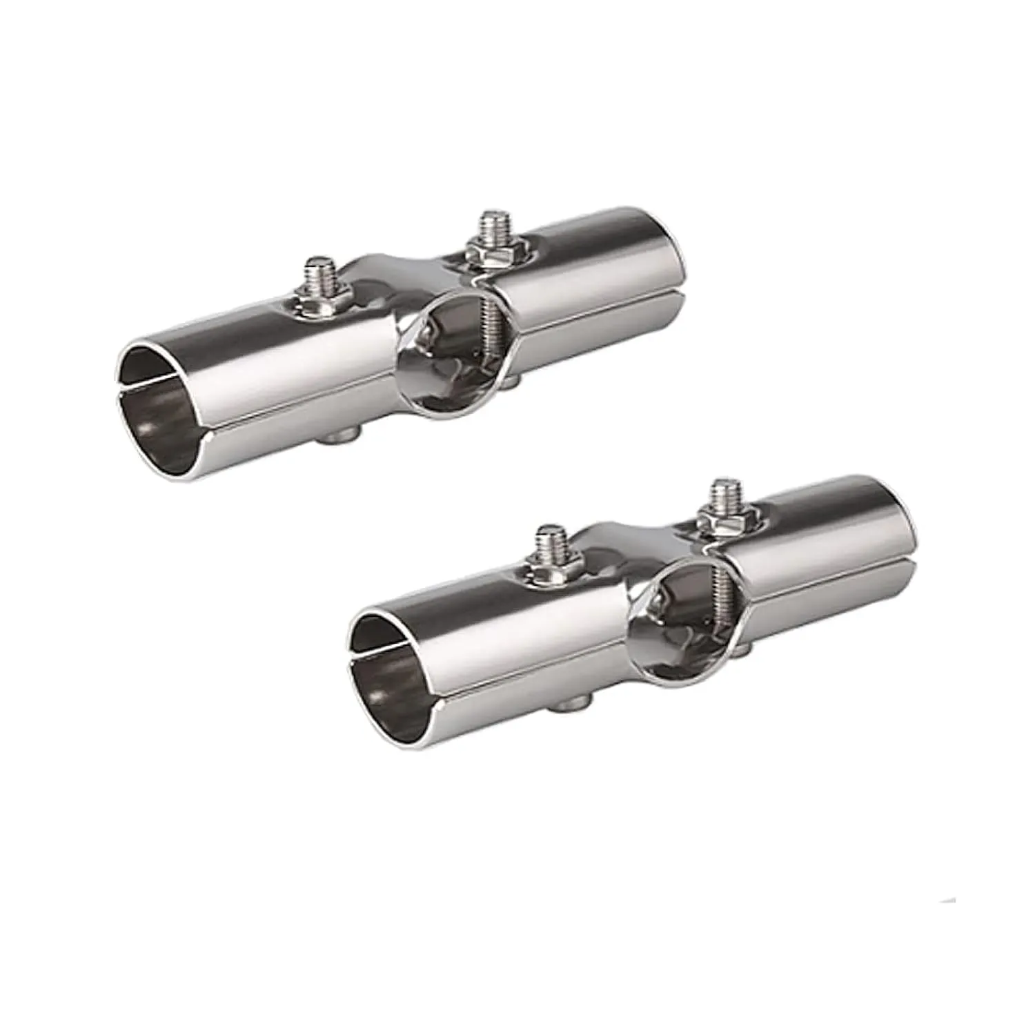 1-Inch Dia Stainless Steel Closet Rod Holders, Combined Pipe End Supports Socket