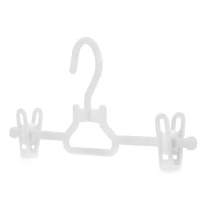 11.8Inch Kids Child Baby Pant And Skirt Hangers With Clips Swivel Hook (10 Pack,