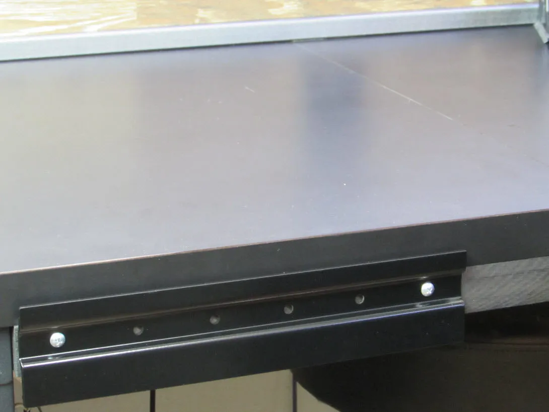 12" Long bin rail system