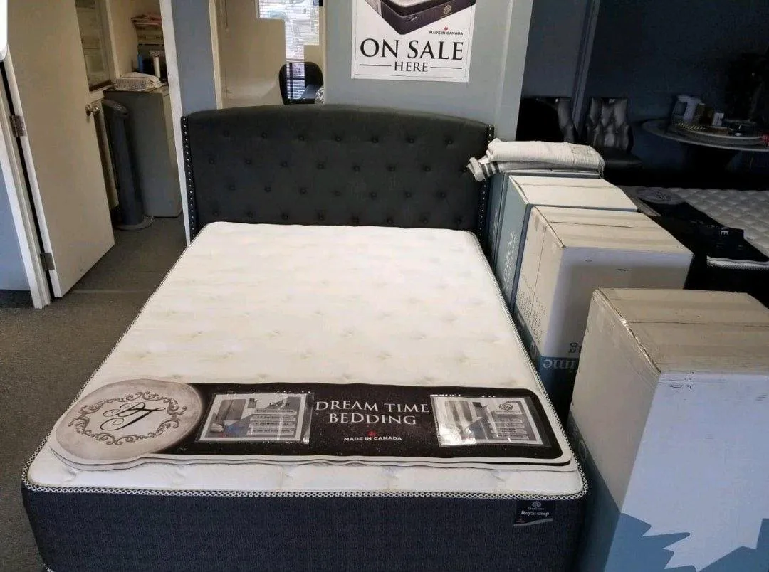 14" Pocket Coil, Latex Foam Topper Mattress- Firm- Model Royal Sleep