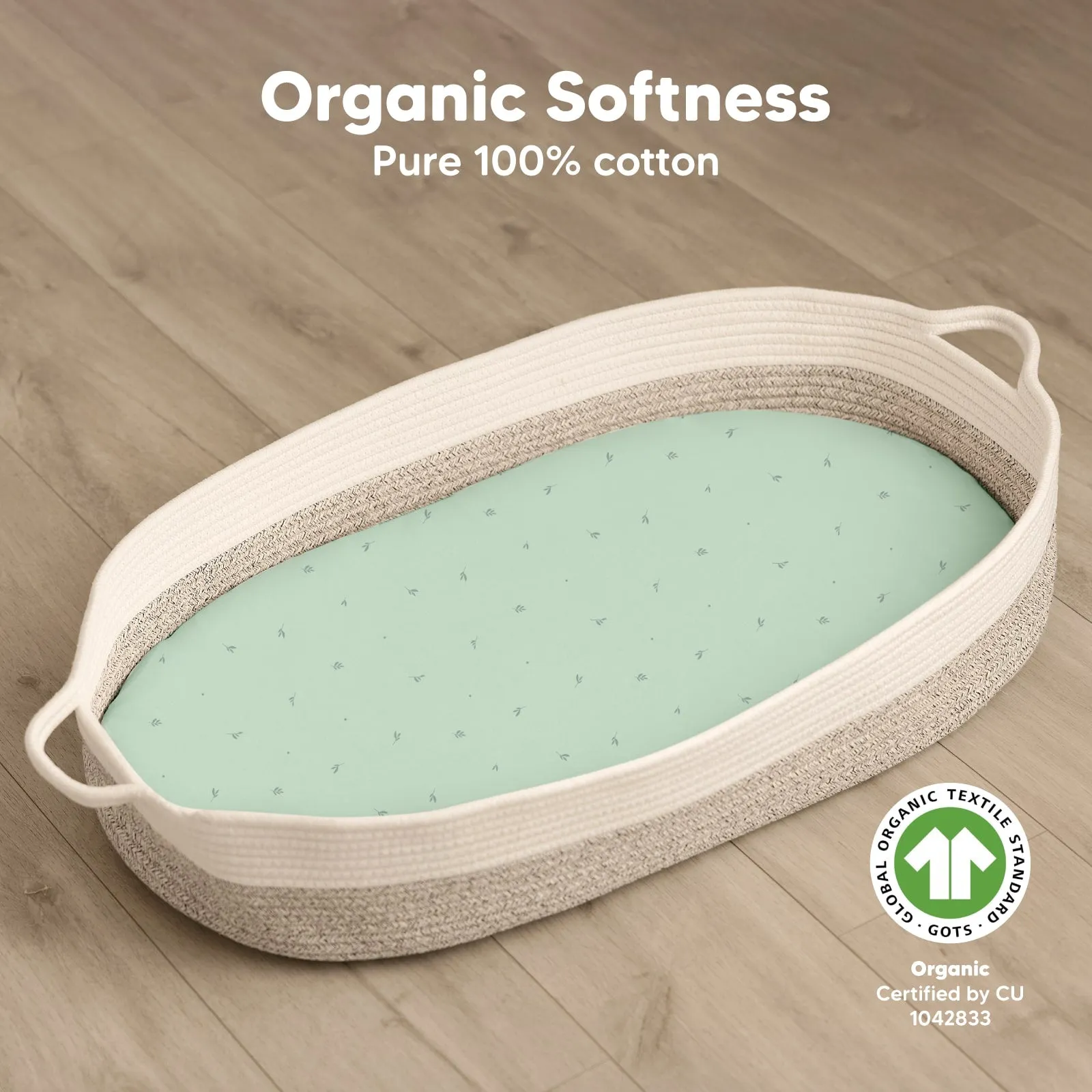 2-Pack Soothe Fitted Bassinet Sheets (Bunnies)