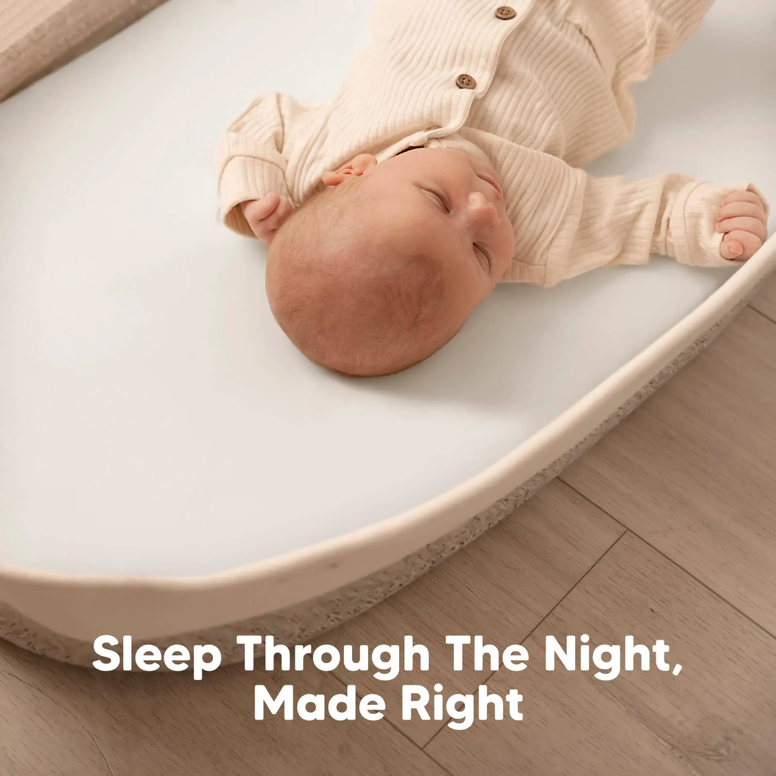 2-Pack Soothe Fitted Bassinet Sheets (Soft White)