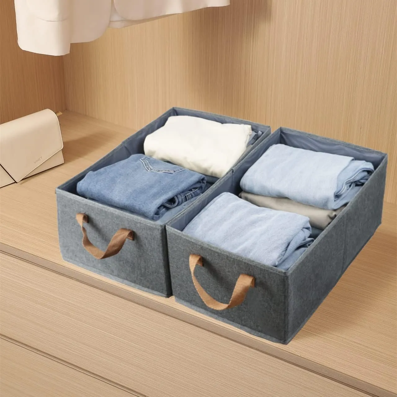 45X19.5X28Cm Foldable Polyester Storage Box F49-8-1272