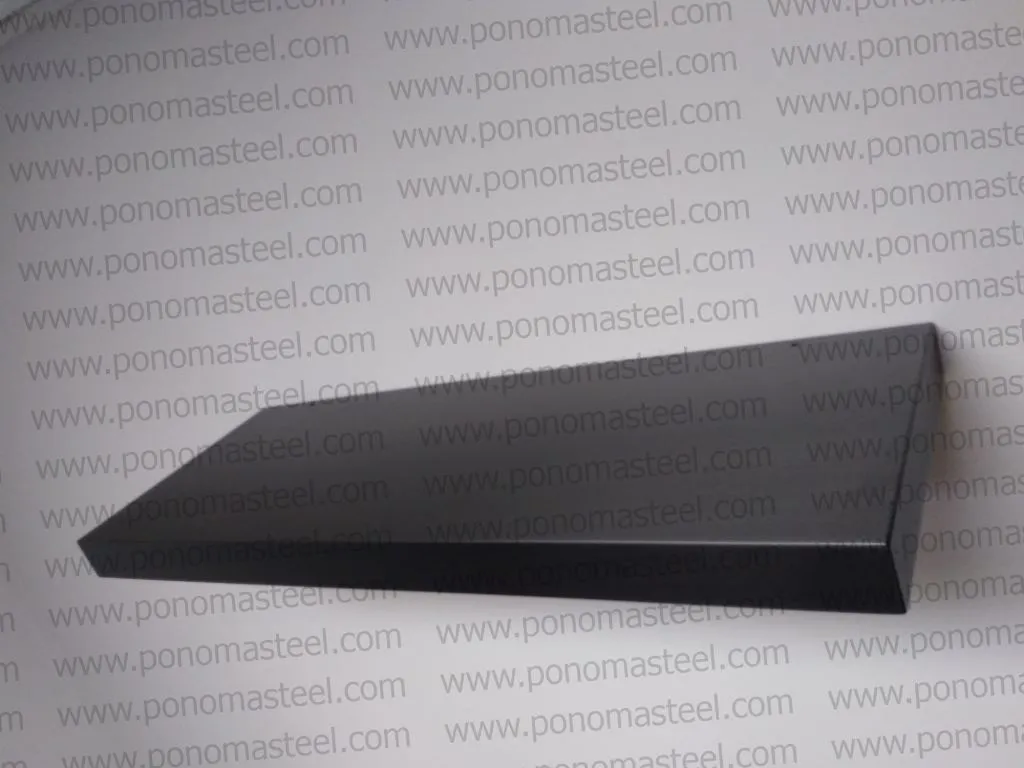 52"x10"x2.0" (cm.132x25,4x5,1) painted stainless steel floating shelf