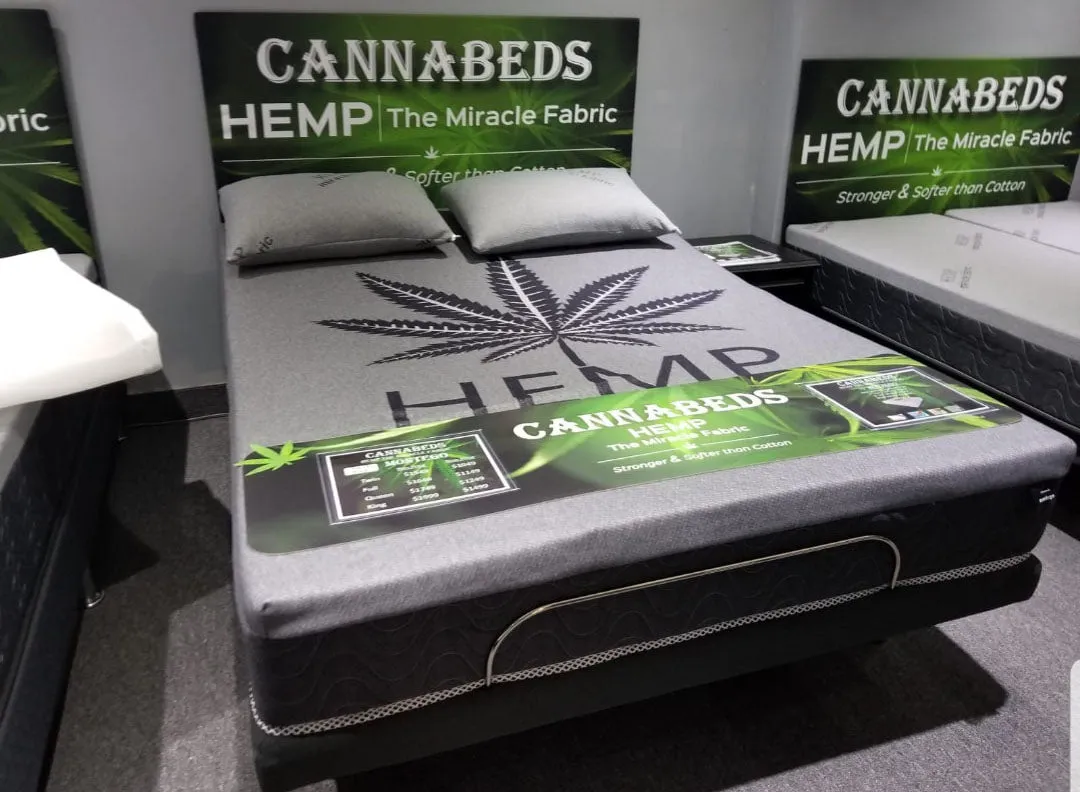 7" Hemp Gel Memory Foam Mattress-Hypoallergenic- Model Mystical