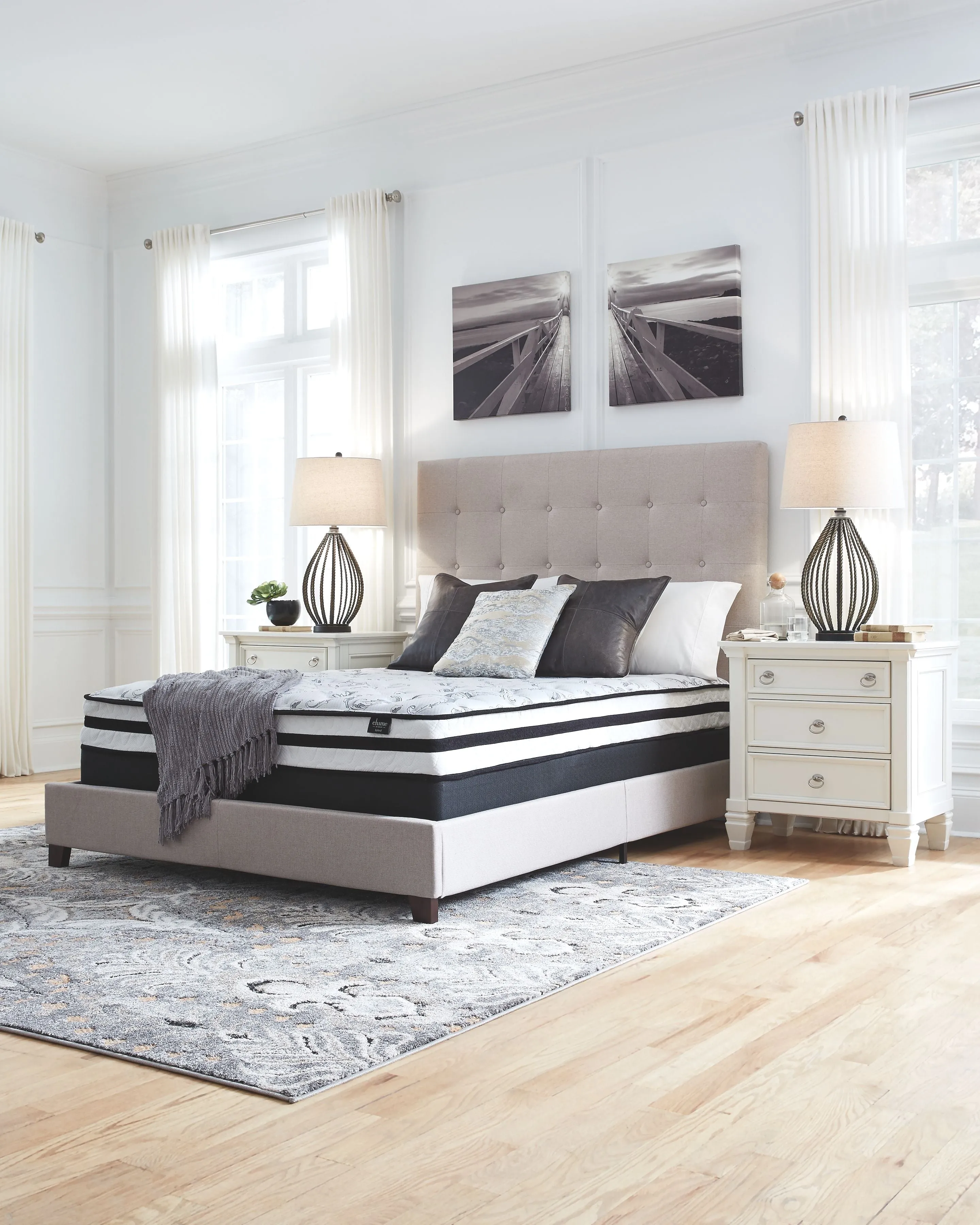 8 Inch Chime Innerspring - White - Twin Mattress