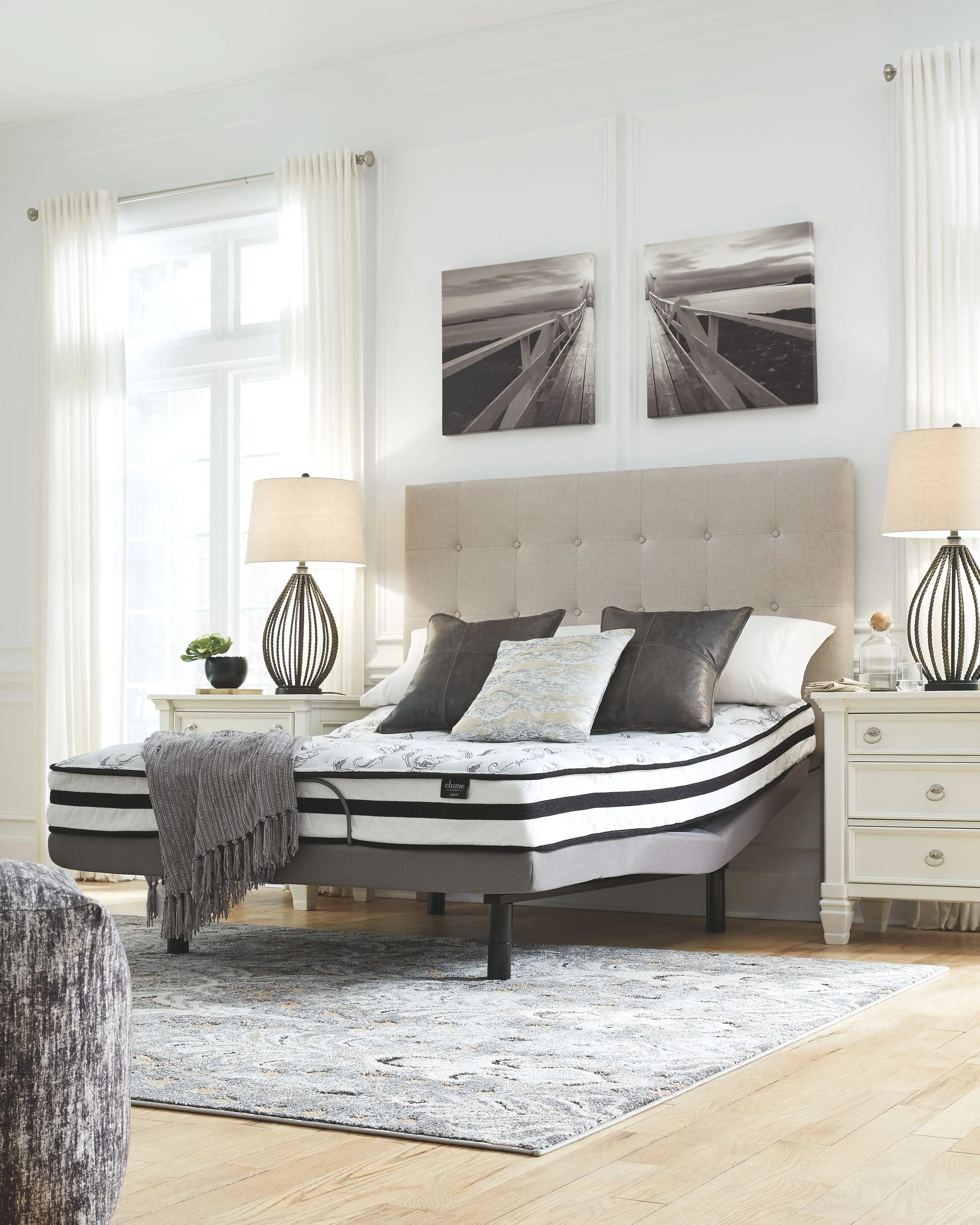 8 Inch Chime Innerspring - White - Twin Mattress