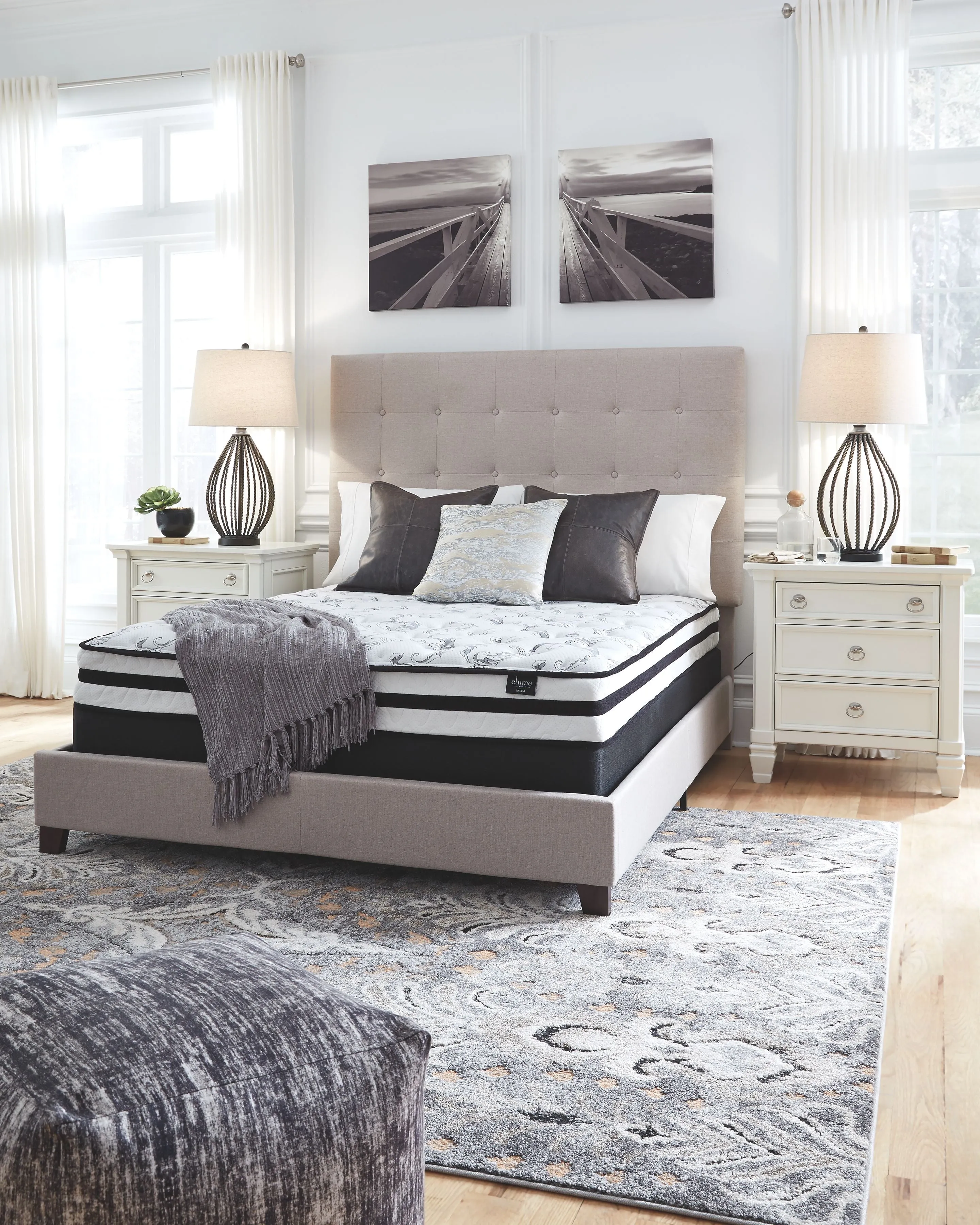 8 Inch Chime Innerspring - White - Twin Mattress