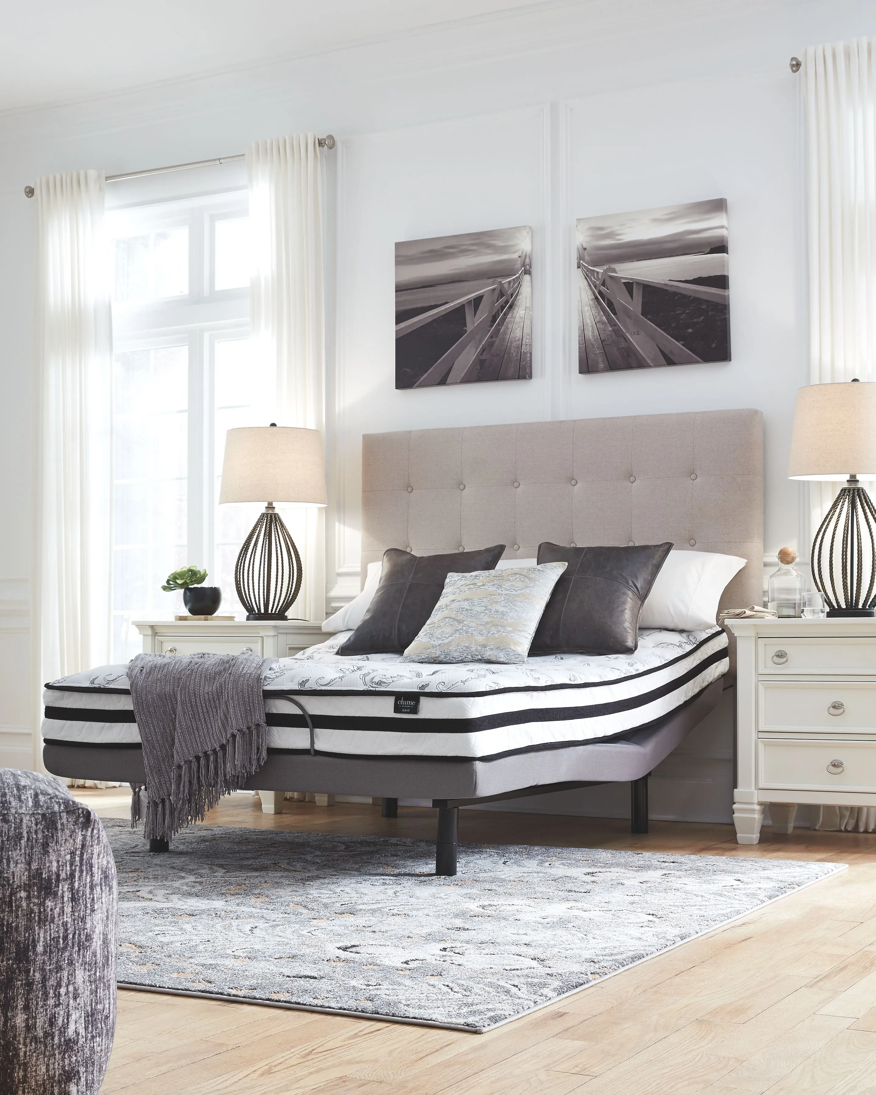 8 Inch Chime Innerspring - White - Twin Mattress