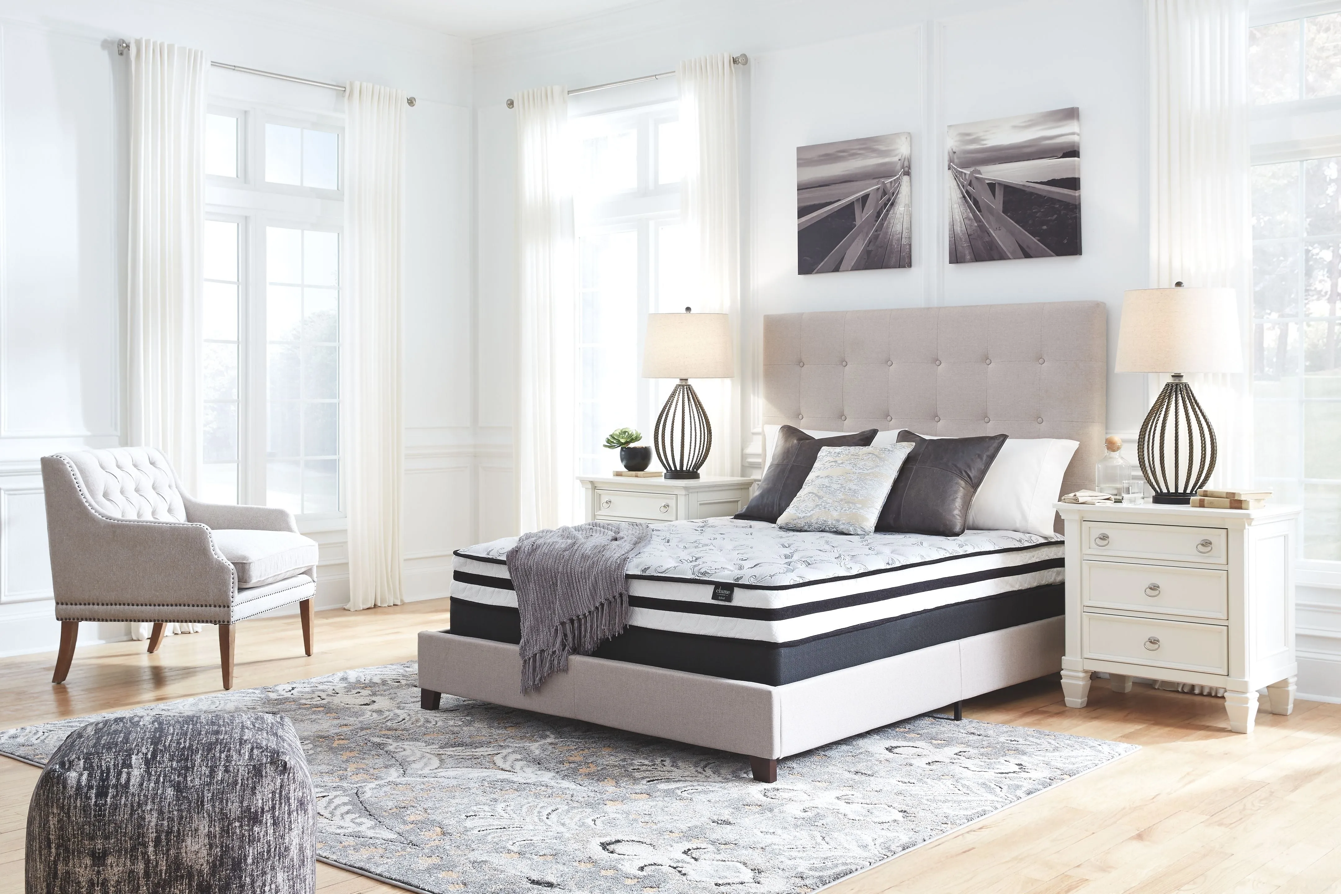 8 Inch Chime Innerspring - White - Twin Mattress