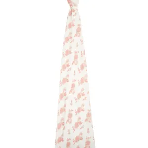 Aden   Anais rosette snug knit swaddle blanket