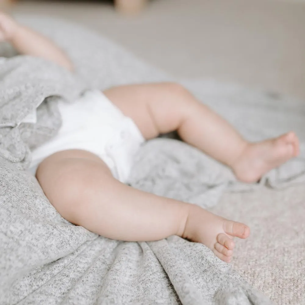 Aden and Anais Snuggle Knit Newborn Swaddle Blanket - Grey