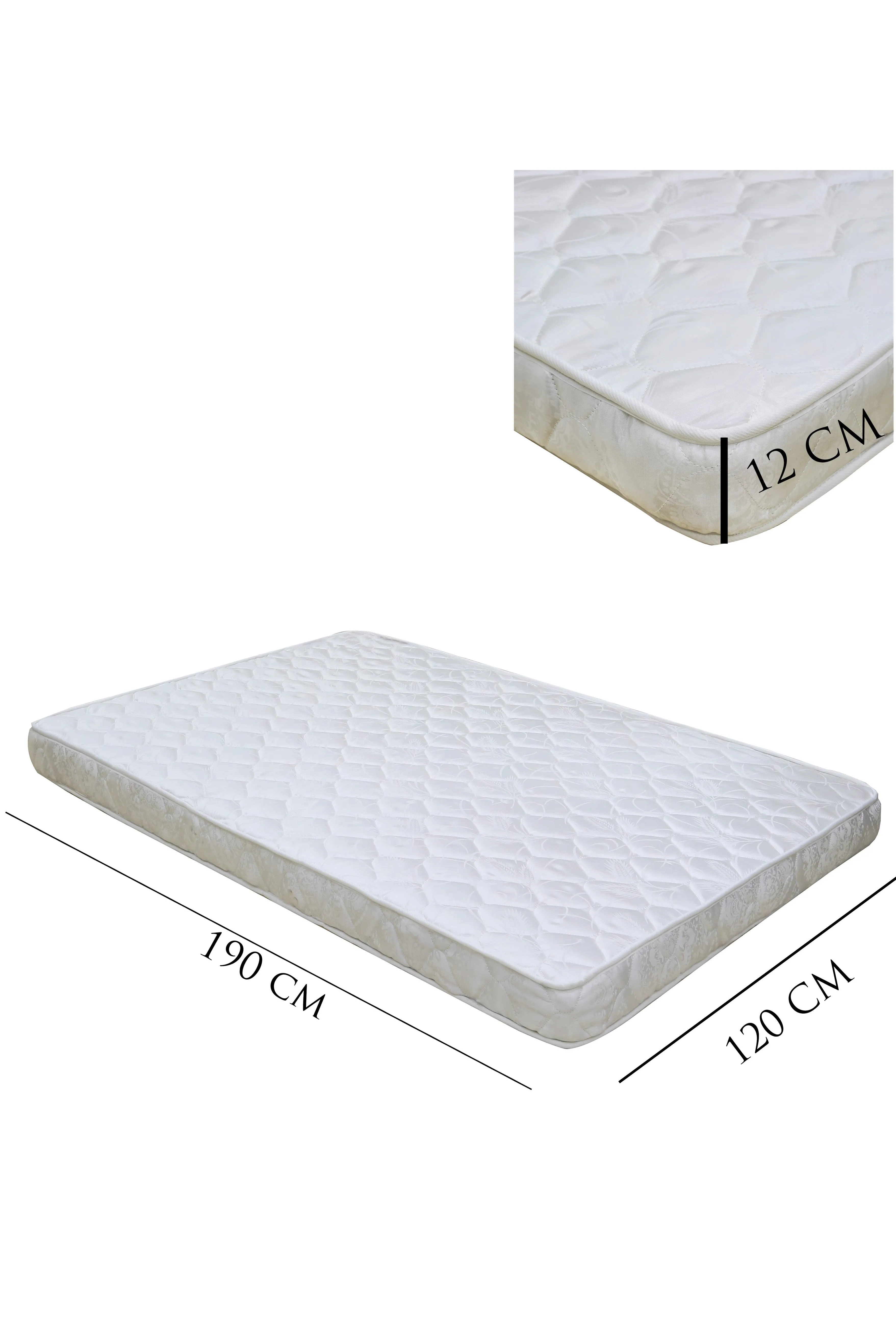 AFT- MEDICAL MATTRESS 190X120X12CM Medica is a high-density orthopedic rebonded mattress that is made from a good quality foam material. Designed for comfort