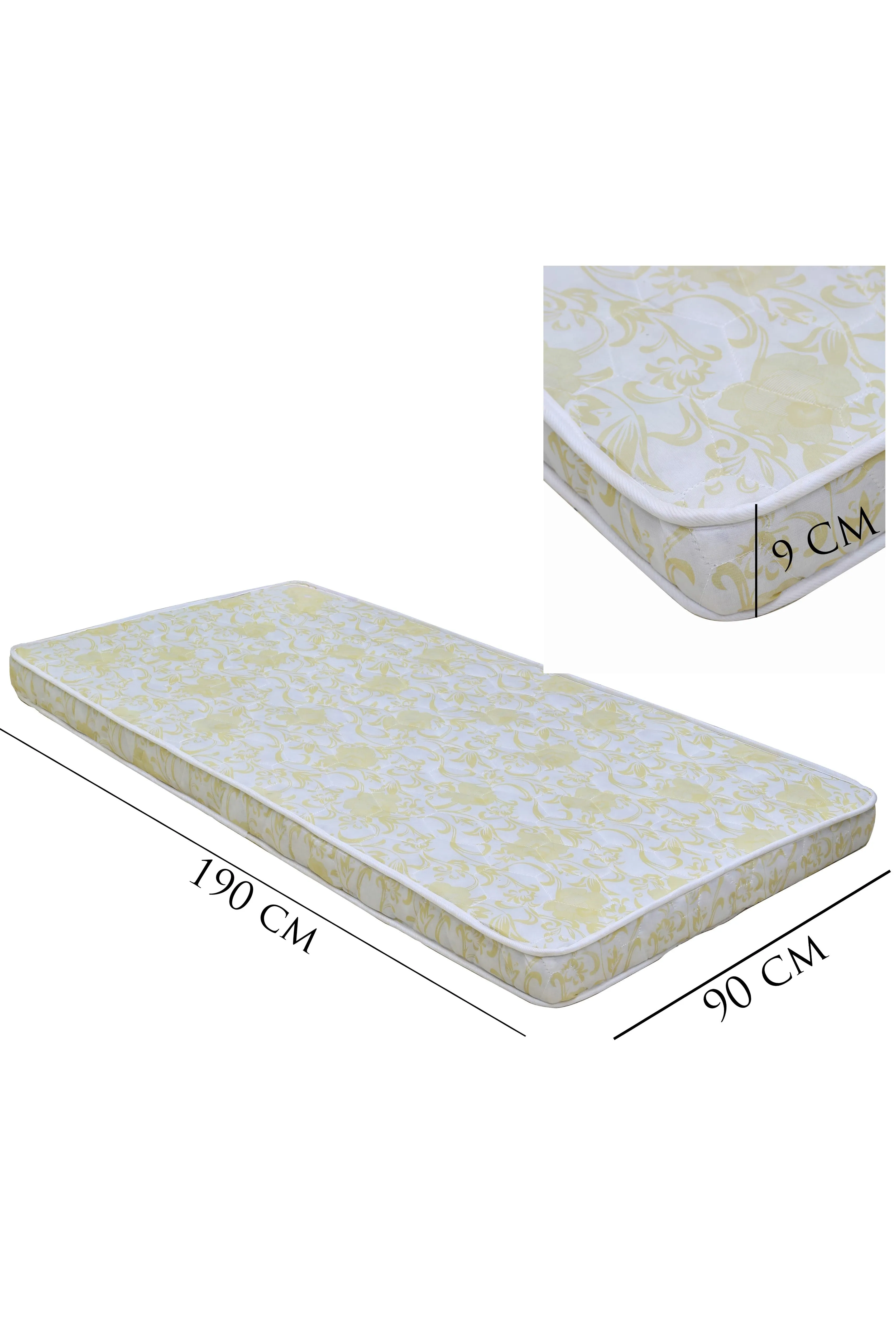 AFT- MEDICAL MATTRESS 190X90X9CM Medica is a high-density orthopedic rebonded mattress that is made from a good quality foam material. Designed for comfort