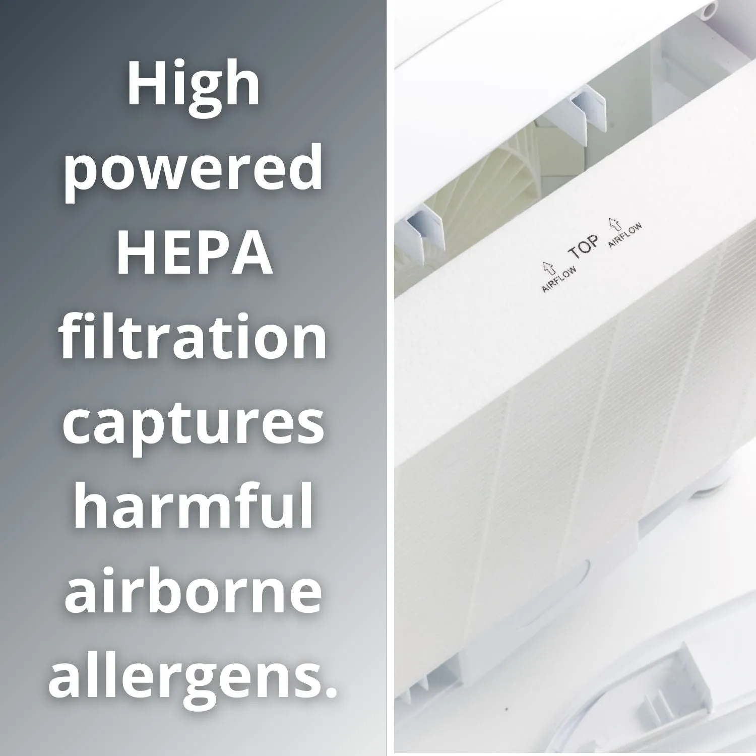 AirMend™ Small Room HEPA Air Purifier