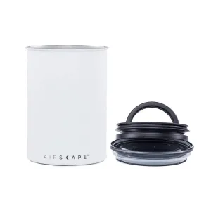 Airscape Classic Stainless Steel Canister -7" MATTE WHITE