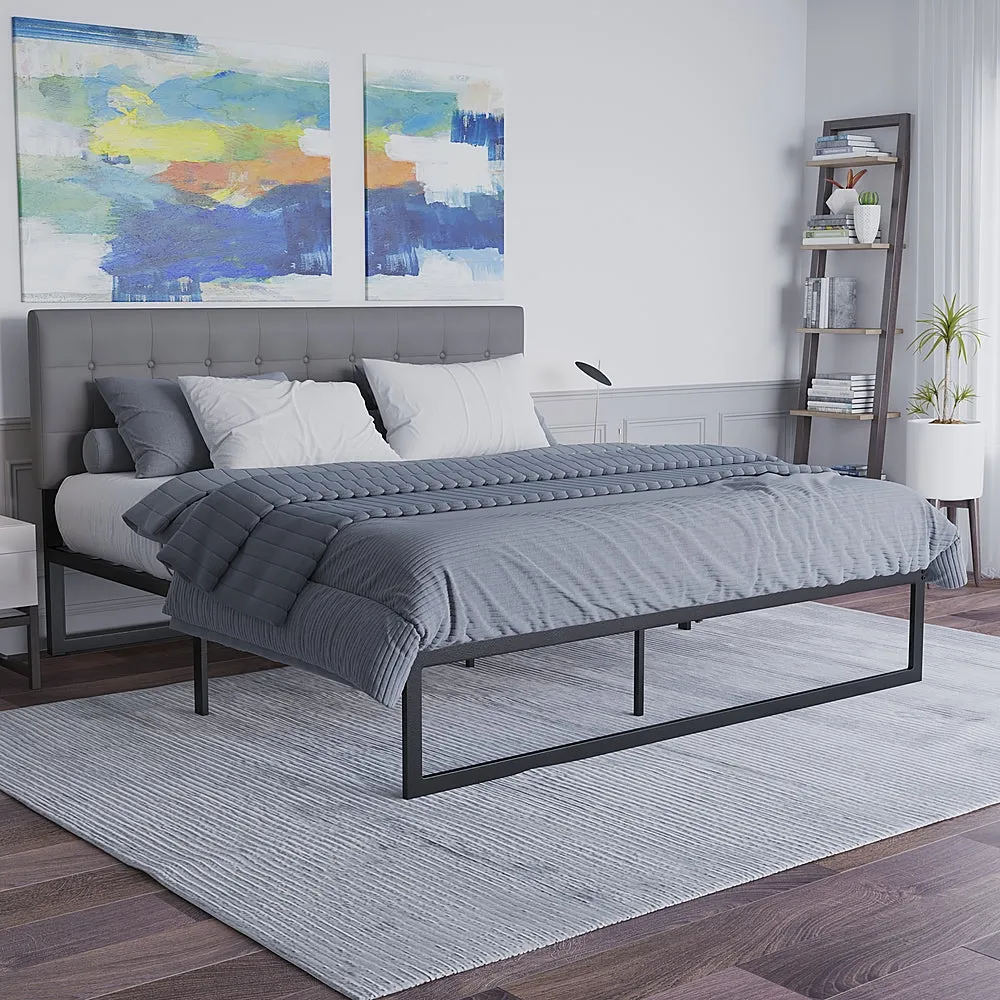 Alamont Home - Bentley King Platform Bed - Black