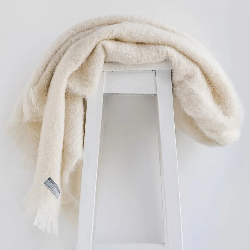 Alpaca Throw - Cream