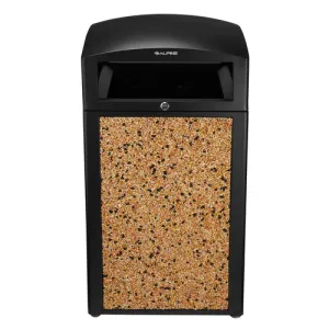 Alpine Industries ALP471-40-STO Trash Receptacle