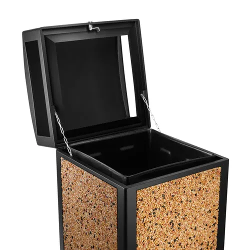 Alpine Industries ALP471-40-STO Trash Receptacle