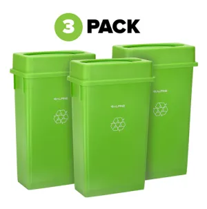 Alpine Industries ALP4778-2-LGRN-3 Recycling Receptacle / Container