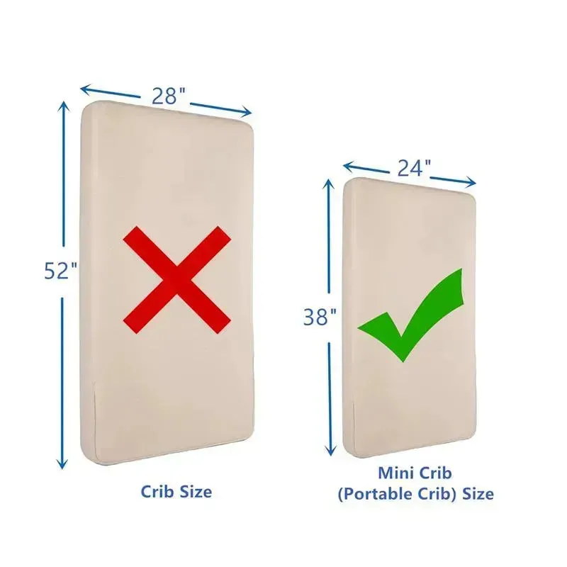 American Baby - Fitted Mini Crib Sheet 24 x 38, 100% Cotton Jersey Portable Sheet, Blush