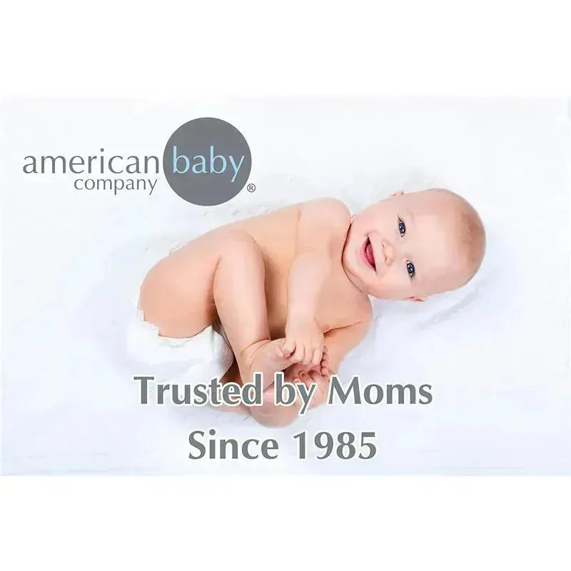 American Baby - Fitted Mini Crib Sheet 24 x 38, 100% Cotton Jersey Portable Sheet, Blush
