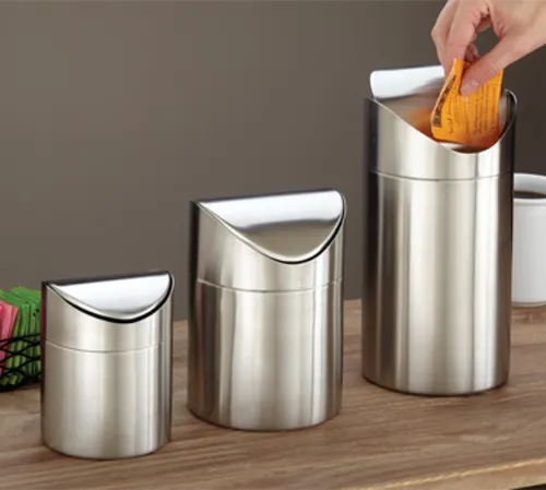 American Metalcraft TIM1 Trash Receptacle