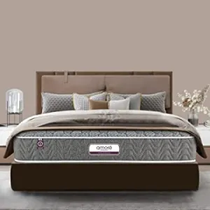 Amore Bond Dual Comfort 5.5 inch High Resilience & Rebonded Foam Orthopedic King Size Mattress 78x72x5.5.