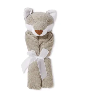 Angel Dear Lovey Grey Fox Blankie