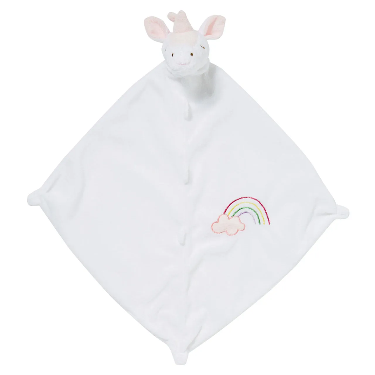 Angel Dear Lovey White Unicorn Blankie