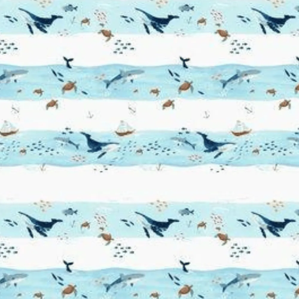 Angel Dear Swaddle Blanket Whale Wave