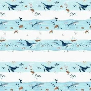 Angel Dear Swaddle Blanket Whale Wave