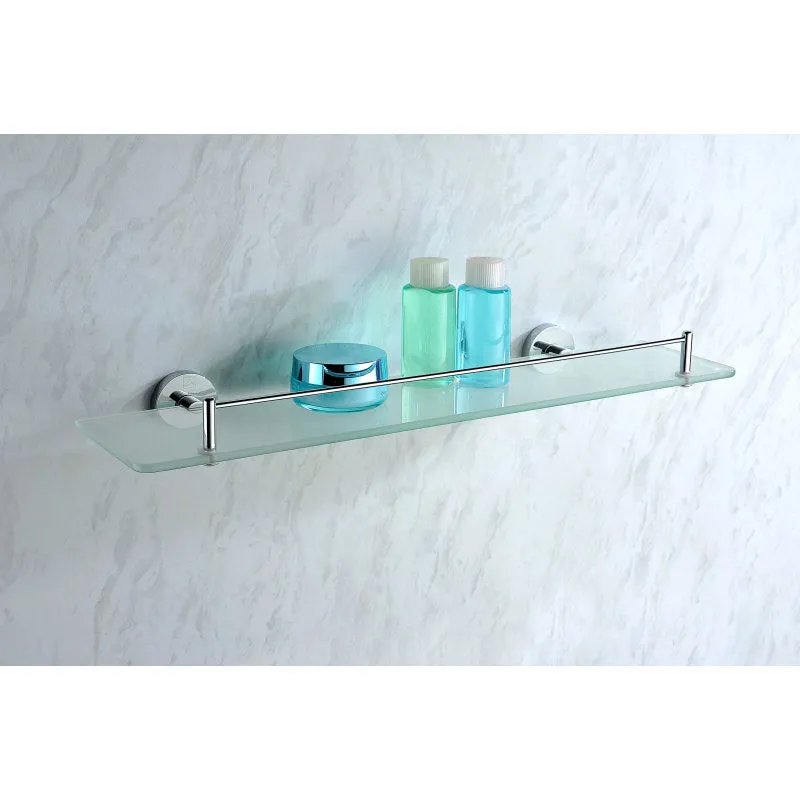 ANZZI Caster Series 19.69 in. W Glass Shelf