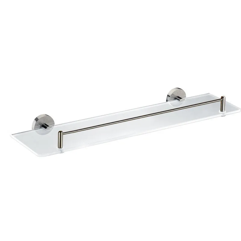 ANZZI Caster Series 19.69 in. W Glass Shelf