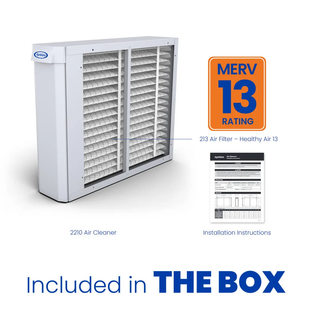AprilAire 2210 Whole-House Air Purifier - 20”x25” Nominal Filter Size