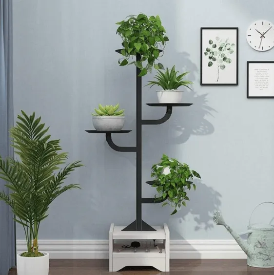 Arden - Modern Iron Tree Multi Level Planter Display