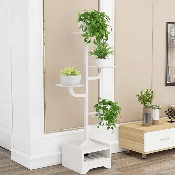 Arden - Modern Iron Tree Multi Level Planter Display