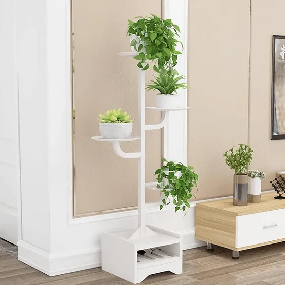 Arden - Modern Iron Tree Multi Level Planter Display