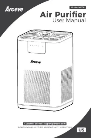 AROEVE Air Purifiers User Manual Model - MK04