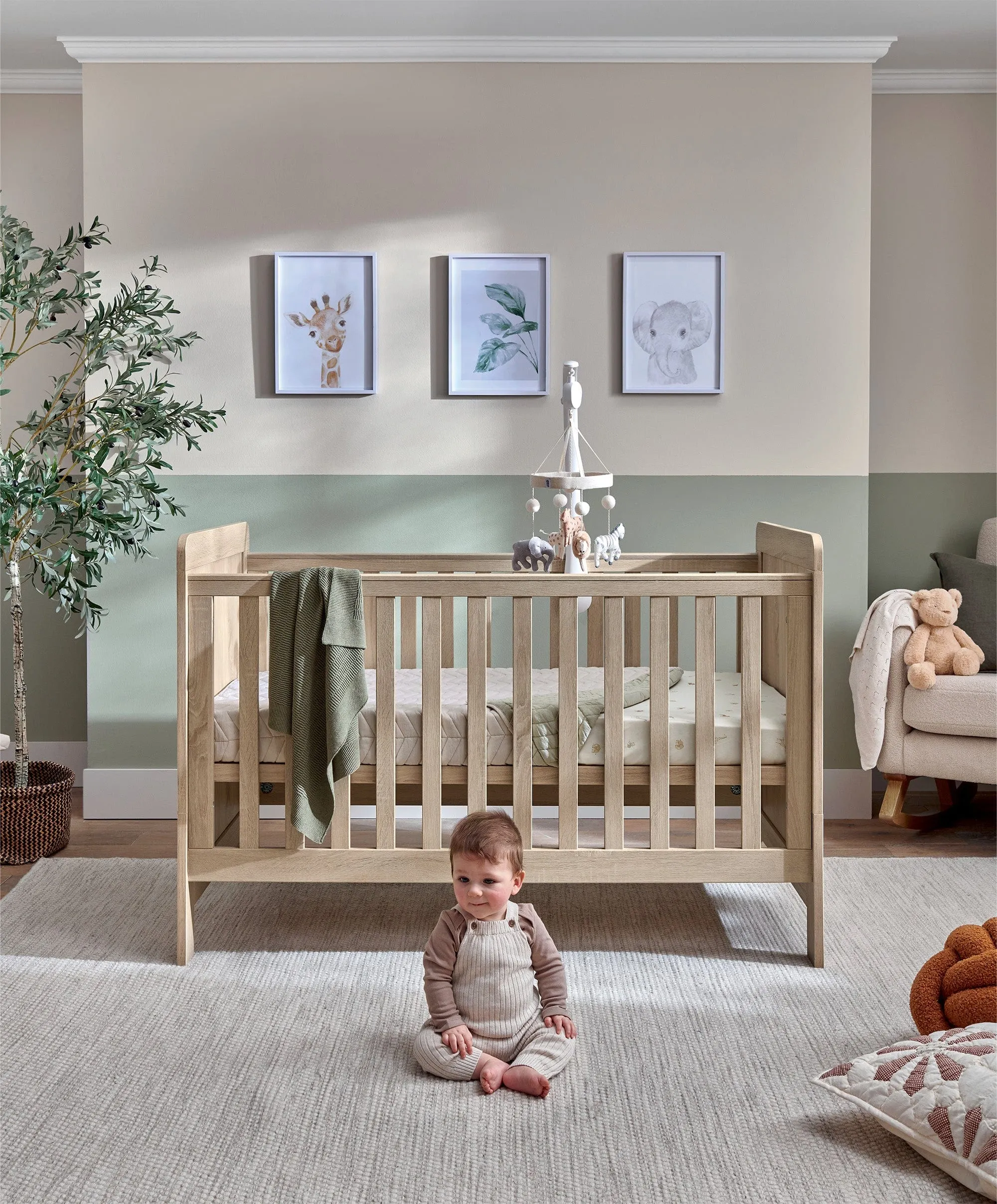 Atlas Cotbed - Light Oak