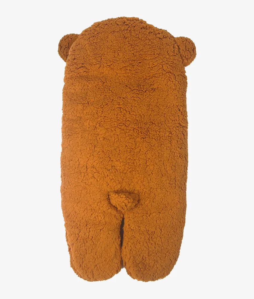 Baby Bear Hooded Blanket - Brown