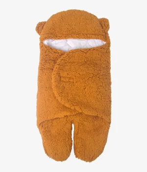 Baby Bear Hooded Blanket - Brown
