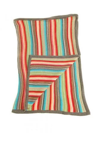 Baby Blanket Colourful Stripes