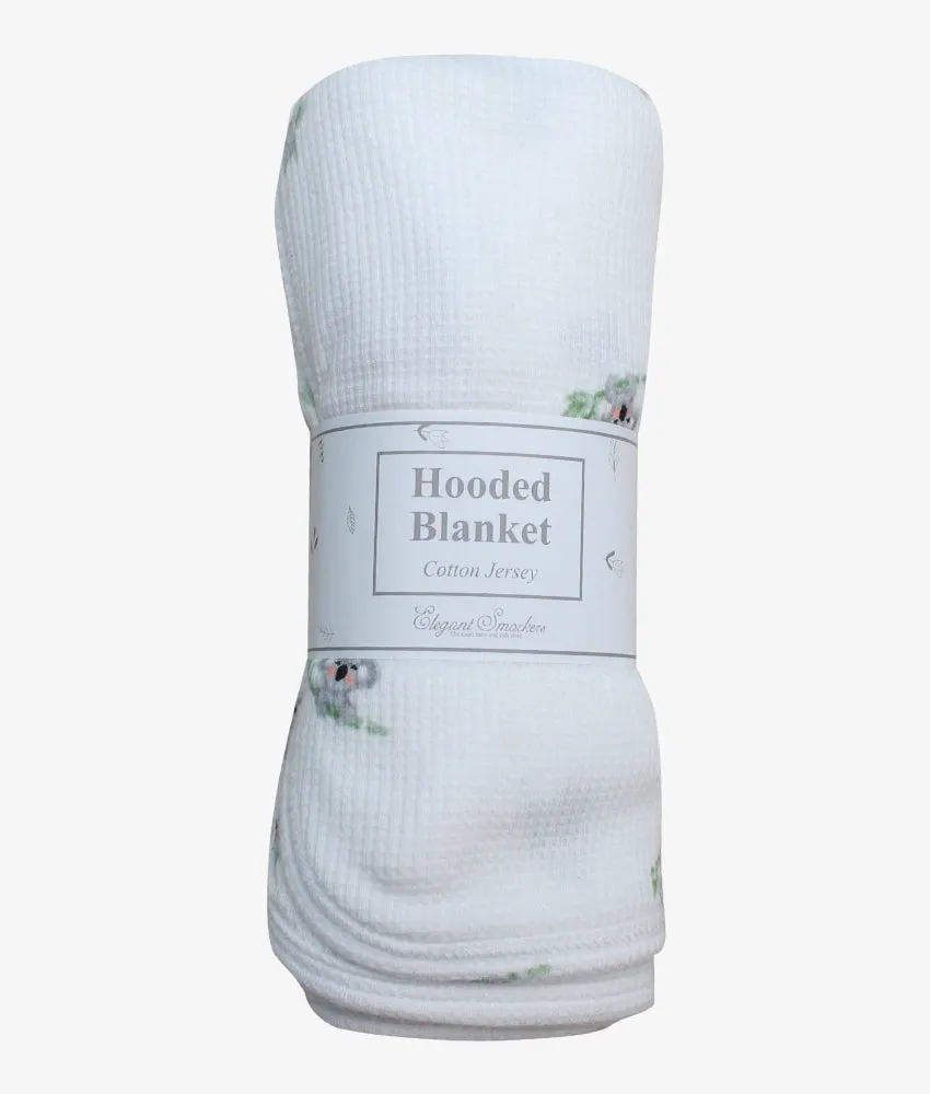 Baby Hooded Blanket - Kola Bear Print