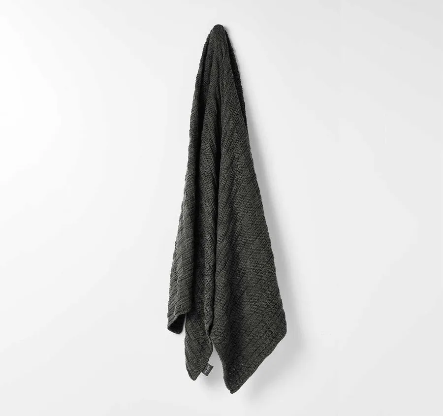 Basket Weave 130x180cm Throw Shadow