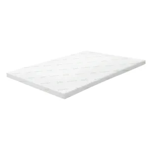 Bedra Memory Foam Mattress Topper Cool Gel Bamboo Cover 7-Zone 8CM King Single