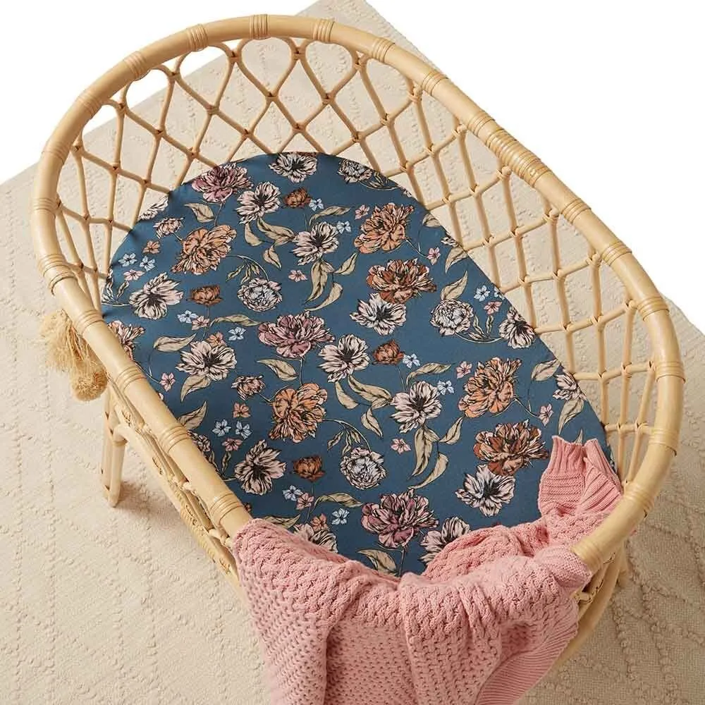 Belle Organic Bassinet Sheet / Change Pad Cover