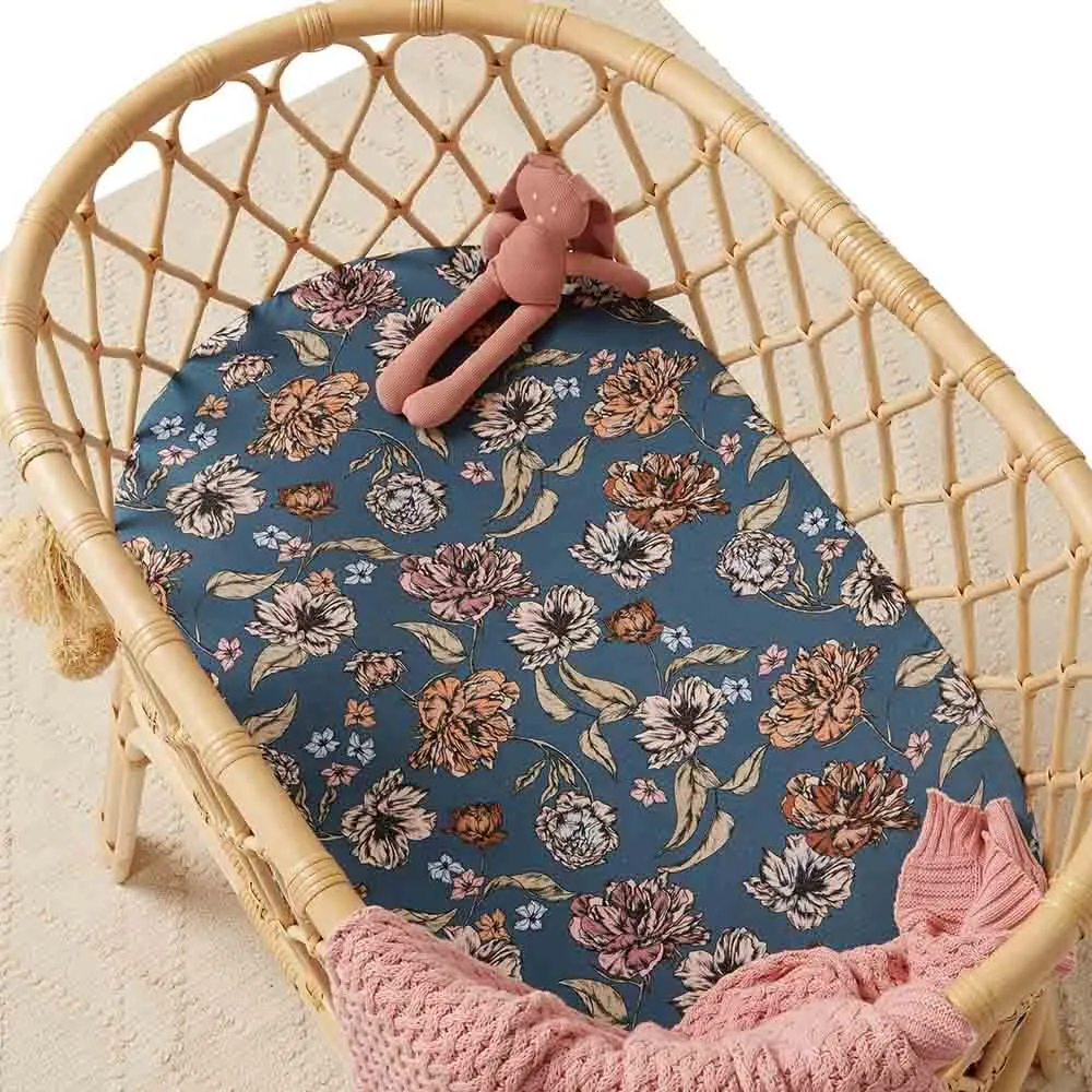 Belle Organic Bassinet Sheet / Change Pad Cover